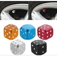 thumbnail image 3 of 8 Pieces Car Valve Stem Caps,Metal Auto Valve Stem Caps Valve Caps with Logo for,Car Valve,Tire Accessory,Aluminum Alloy Valve Stem Caps Dice Style Ti, 3 of 12