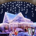 thumbnail image 1 of Luces navideñas YiY-Lunneo Icicle 1008 LED 30 m 8 modos, 1 of 7