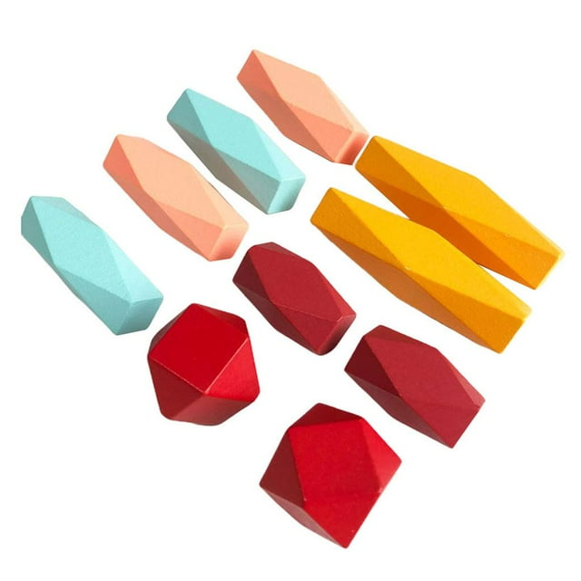 Tachiuwa Building Blocks Development Toys Blocks Stacking Educational Kids 10Pieces