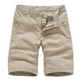 thumbnail image 2 of zuwimk Jeans Shorts For Men,Men's Comfort Flex Waistband Jean Short Khaki,L, 2 of 4