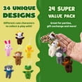 thumbnail image 2 of Joyfy 24 Pcs Small Stuffed Animals 3" Kids Party Favors Mini Plush Toys Bulk Animals Keychain Decoration for Boys Girls, Pinata Fillers, Carnival Prizes, School Gifts, Birthday Party Supplies, 2 of 10