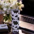 thumbnail image 4 of Cow Print Tumbler With Lid and Straw 20oz Stainless Steel Cow Print Skinny Tumbler Insulated Cow Print Cups Water Bottle Coffee Mug Travel Tumbler Gifts for Women, 4 of 6