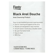 Flents Black Enema for Men + Women, Silicone Bulb