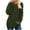 Army Green, variant on FAIWAD Sweaters for Women Crew Neck Long Sleeve Knitted Tunic Tops Dressy Casual Blouses