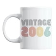 thumbnail image 1 of Vintage 2006, Year of Birth or Birthday White Ceramic Coffee & Tea Mug (11oz), 1 of 6