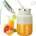 thumbnail image 1 of Blendgo 800 - Portable Blender, Portable Juicer, Smoothie Cup Blender, Fresh Juice Bottle with Straw & Strap, For Smoothies Juices and Shakes (white), 1 of 8