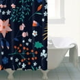 thumbnail image 4 of 72" x 84" Hotel Floral Garden Shower Curtain Botanical Flower Design Waterproof Fade-Resistant Drape, 4 of 4
