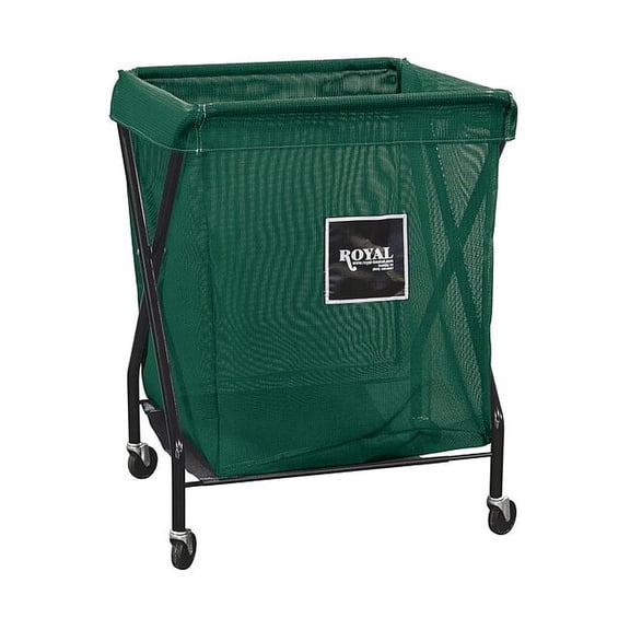 X-Frame Cart,8 Bu,Green Mesh G08-EEX-XMA-3ONN