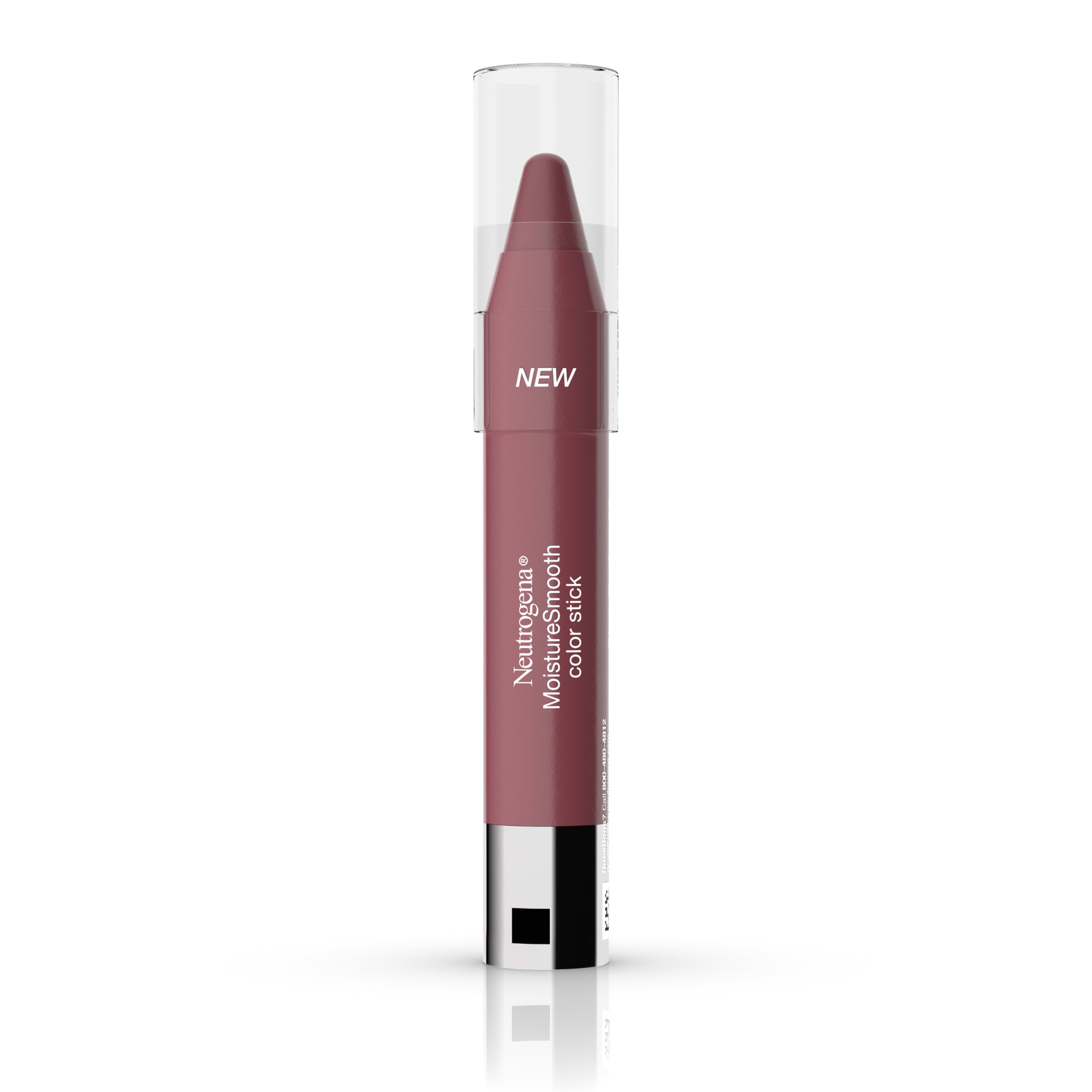 (2 pack) Neutrogena MoistureSmooth Color Stick Lipstick, 70 Plum Perfect