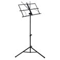 thumbnail image 3 of Support de Musique Pliable Noir Gain de Place Hauteur Réglable Support de Musique stable pour performance[qb], 3 of 5
