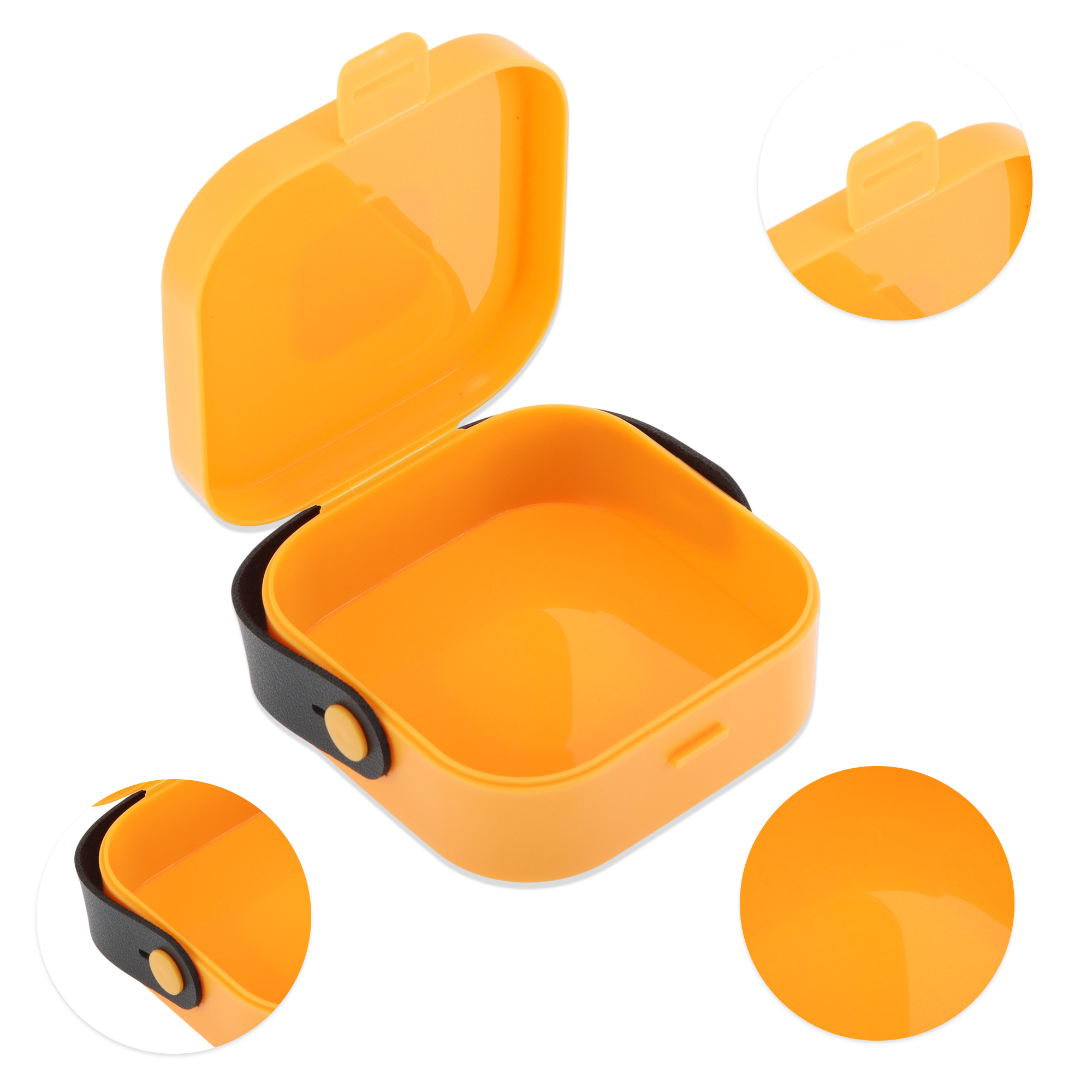 Unique Bargains Multi-Function Jewelry Box Jewelry Organizer Orange