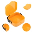 thumbnail image 3 of Unique Bargains 1 Pc Multi-Function Jewelry Box Jewelry Organizer Orange PP, 3 of 5