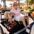 thumbnail image 3 of Golf Cart Seat Covers for 2 Seater,Game Controller Soft Microfiber Cart Seat Towel Blanket,Modern Art Gaming Handheld Black Absorbent Breathable Non Slip Bench Seats Protector for Golf Course 51"x31", 3 of 9