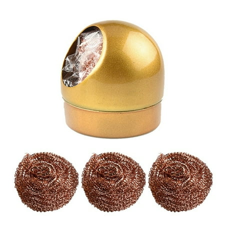 

Soldering Tip Cleaner Solder Tip Cleaning Wire and Holder Soft Cleaner Kit for Cleaning Soldering Irons and Tips