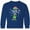 Royal Blue, variant on Inktastic Funny Christmas I'm the Cute Elf with Shoes and Hat Long Sleeve Youth T-Shirt