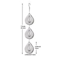 thumbnail image 6 of Dserhfy 3D Waterdrop Wind Spinner Bird Scare Decoration Outdoor Garden Yard Farm Hanging Metal Wind Chime Bird Deterrent Device Ornament, 6 of 7