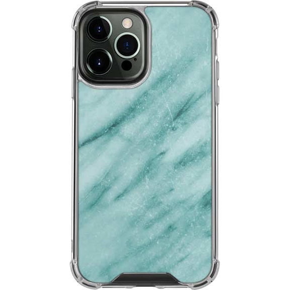 Skinit Marble Turquoise Marble iPhone 13 Pro Max Clear Case