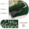thumbnail image 6 of Round Rug 3.3Ft Washable Non-Slip, Green Christmas Circle Area Rugs for Living Room Bedroom, Xmas Tree Snowflake Farmhouse Indoor Floor Mats Carpet Runner for Home Decor Aesthetic, 6 of 8