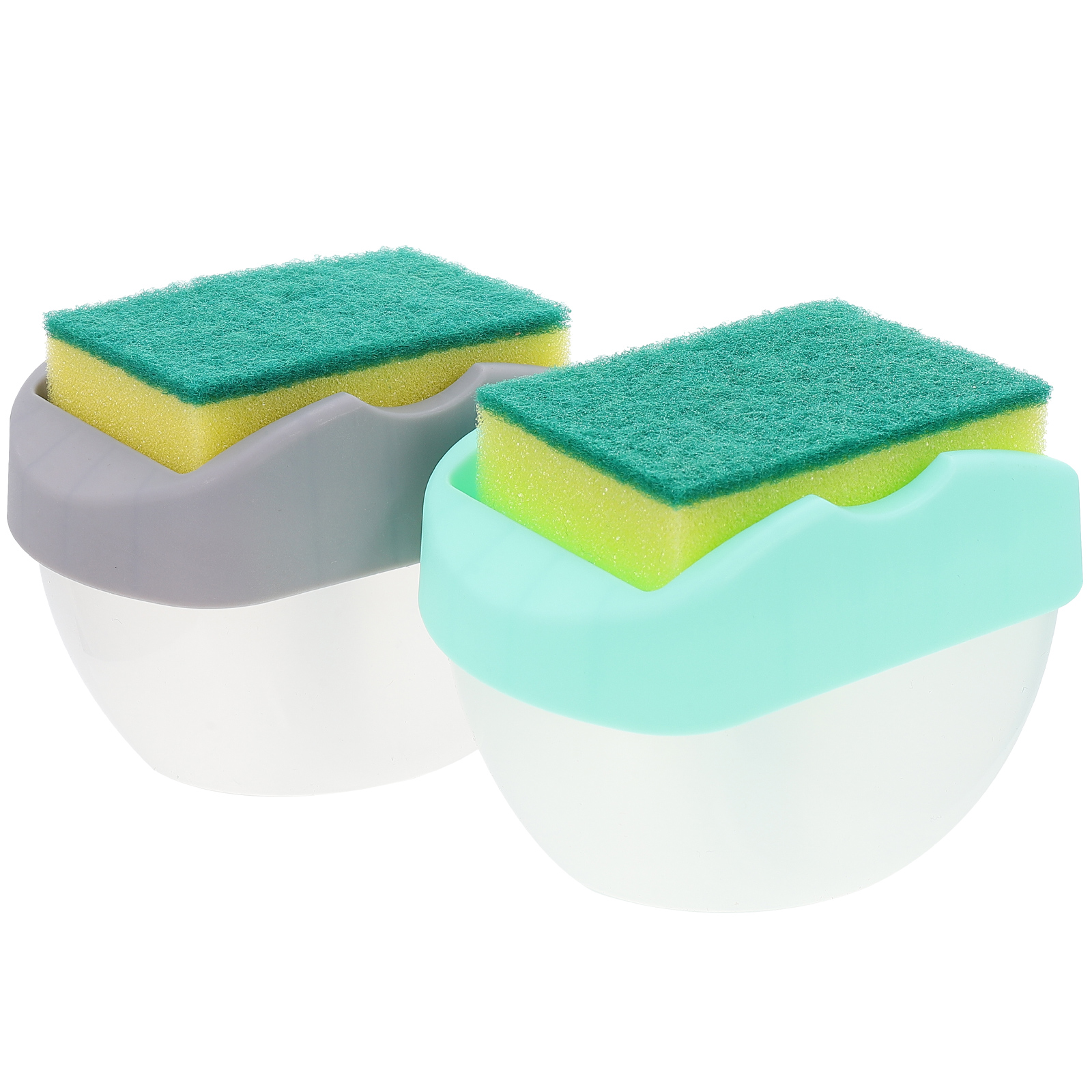Soap Dispenser Sponge Dish Box Holder Kitchen Container Liquid