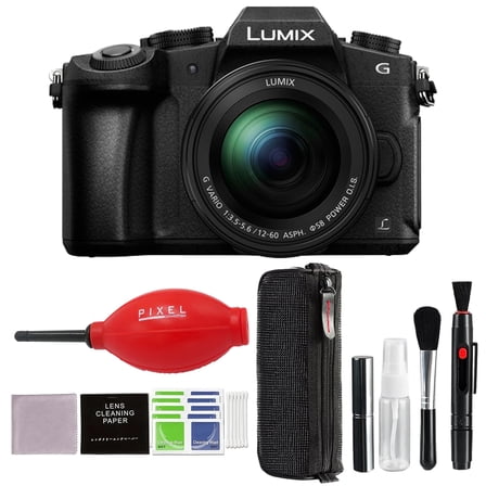 Panasonic Lumix G85 Mirrorless Camera with 12-60mm Lens and Advance Accessories and Travel Bundle | panasonic lumix DMC-G85MK | Limited 1-Year Manufacturer Warranty