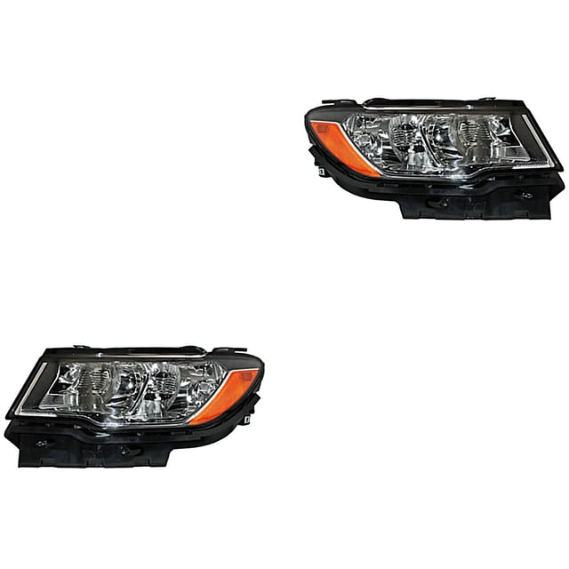 Par de Faros Compass 2017 A 2019 Jeep TYC .