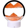 thumbnail image 1 of AzureLeap Moving Sand Art Picture Round Glass 3D Deep Sea Sandscape in Motion Display Flowing Sand Frame, Children's Large Desktop Art Toys, Home & Office Desktop Decorations(Yellow, RC-Crotrol), 1 of 6