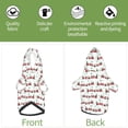 thumbnail image 6 of KLL Christmas Train for Basic Dog Hoodie - Pet Hoodie Sweater with Leash Hole - Cute Dog Sweatshirt - Pet Clothes Hooded Sweatshirt for Dog & Cat -Medium, 6 of 8