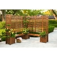 thumbnail image 3 of Evergreen Large 72 in. Outdoor Eucalyptus Wood Privacy Trellis, 3 of 7