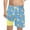 E Light Blue, variant on Swim Trunks for Kids Boys Stars and Stripes Print Casual Summer Shorts with Inner Pocket Drawstring Elastic Waist Mesh Liner Usa 250Th Multicolour 5 Years-6 Years