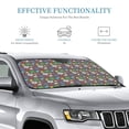 thumbnail image 2 of Bingfone Daisies Flowers Car Windshield Sunshade,Sun Foldable Sun Shield Sun Visor for Car - Small, 2 of 8