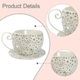 thumbnail image 6 of Planter Pot Flower Vase Coffee Cup Metal Iron Construction for Indoor Outdoor Home Office Decoration, 6 of 6