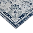 thumbnail image 6 of Luxee Designs Alexandria Collection 9x12 Area Rug, Medallion Rugs for Living Room, Bedroom, Kitchen, Office, Pet Friendly, Low Pile, High Traffic Area, Stain Resistance - Deep Blue, 6 of 10