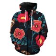 thumbnail image 1 of Sudadera con capucha y cremallera para hombre, diseño de mariposa de dibujos animados, gran oferta 2024, estilo hip hop, con estampado 3D, divertida, de manga larga, informal, con capucha, estilo Hara, 1 of 6