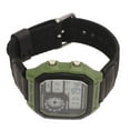 thumbnail image 3 of Reloj deportivo digital Jadeshay para hombre Lona resistente al agua Verde, 3 of 14