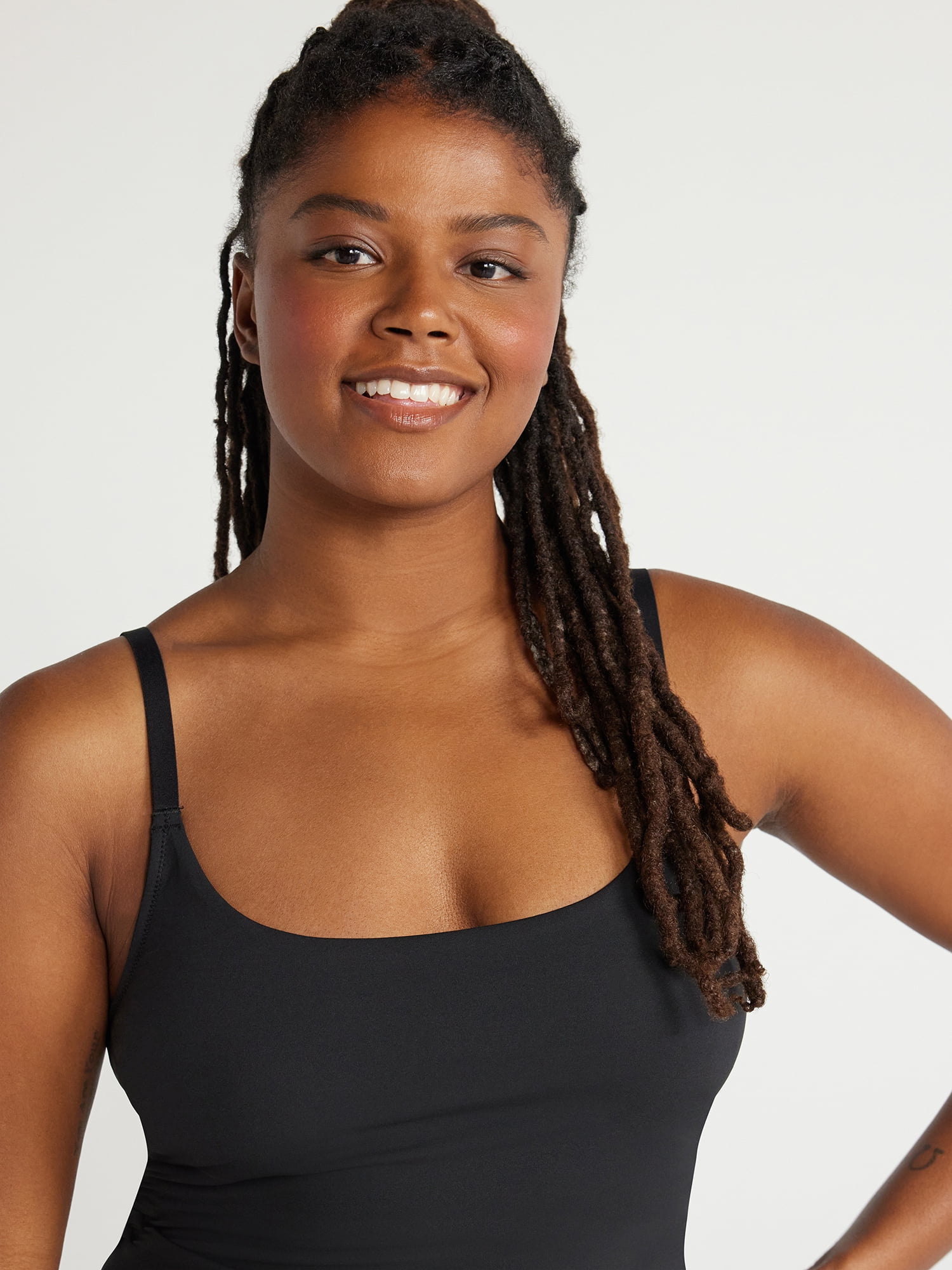 Joyspun Women's Stretch Shaping Cami, Sizes S to XXXL