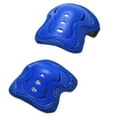 thumbnail image 3 of BESTSKY Kids Knee Pads and Elbow Pads Set,Skin-Friendly Inner Knee Sleeves for Men,Sweat-Wicking Shock Absorption Knee Pads for Men,Blue Fire, 3 of 4