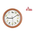 thumbnail image 1 of Reloj De Pared Con Pájaro Cantor, Decorativo, De Resina, Con Forma De Ciervo Durmiendo, Para Colgar En La Mesa, Ideal Para Cocina, Comedor Y Hogar. Acabado Fino., 1 of 8