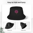 thumbnail image 4 of Pink Ribbons Breast Cancer Awareness Tree Bucket Hat For Womens And Mens Outdoor Beach Fisherman Hat Sun Hat, 4 of 8