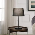 thumbnail image 3 of Ore International 20.75" In Sterling Matte Non-Gloss Black Table Lamp W/ Wireless Charging Station And Usb Port, 3 of 4