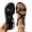 Black, variant on Women Crisscross Strap Flat Sandals Open Toe Elastic Back Strap Non Slip Rubber Sole Plus Size Shoes Summer Beach Casual Versatile,Brown