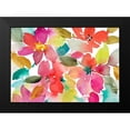 thumbnail image 2 of Loreth, Lanie 24x18 Black Modern Framed Museum Art Print Titled - Contemporary Red Blooms, 2 of 5
