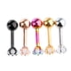 thumbnail image 5 of Pendiente de Oreja de Labio Labret de de Imitación de material acero Inoxidable de 5 Piezas 16g Yinane Barra tragus de acero inoxidable, 5 of 8