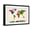 Black Frame, variant on Art.com Watercolor Map of the World Map Stretched Canvas Print Wall Art by Michael Tompsett, 18" x 12"