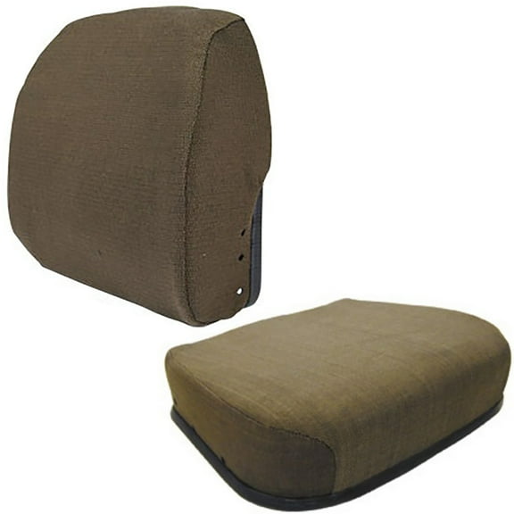 One (1) Seat Back and Bottom Cushion Set Fits John Deere Tractors