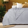 thumbnail image 1 of Soft Warm Fleece Blanket Throw Rug Plain Plush Flannel Blankets Light Gray Full, 1 of 10