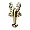 thumbnail image 3 of Fennco Styles Coastal Lobster Metal Napkin Rings, Set of 4 - Gold Napkin Holders for Home Décor, Nautical Themed, Dining Table, Banquets and Special Occasions, 3 of 4