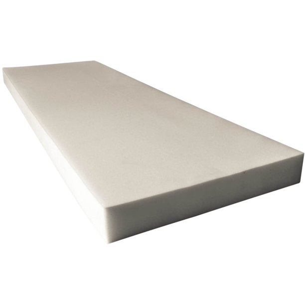 Ak Trading Co Upholstery High Density Cushion Craft Foam Perfect For Chairs Sofas Headboards And Diy Projects 4 X 36 X 72 White Walmart Com Walmart Com