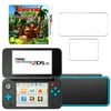 New Nintendo 2DSXL with Donkey Kong Country Returns and Screen Protector