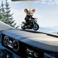 thumbnail image 2 of Mouse Riding Motorcycle and Playing Guitar 2D Acrylic Pendant Mouse and the Motorcycle, 2 of 3