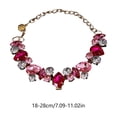thumbnail image 3 of EGNMCR Adjustable Crystal Rhinestone Pet Necklace Bling Pet Jewelry For Small Medium Dogs Cats Wedding Party Holiday Pet Accessory Cute Gift For Pet Lovers Stone pets necklace, 3 of 6